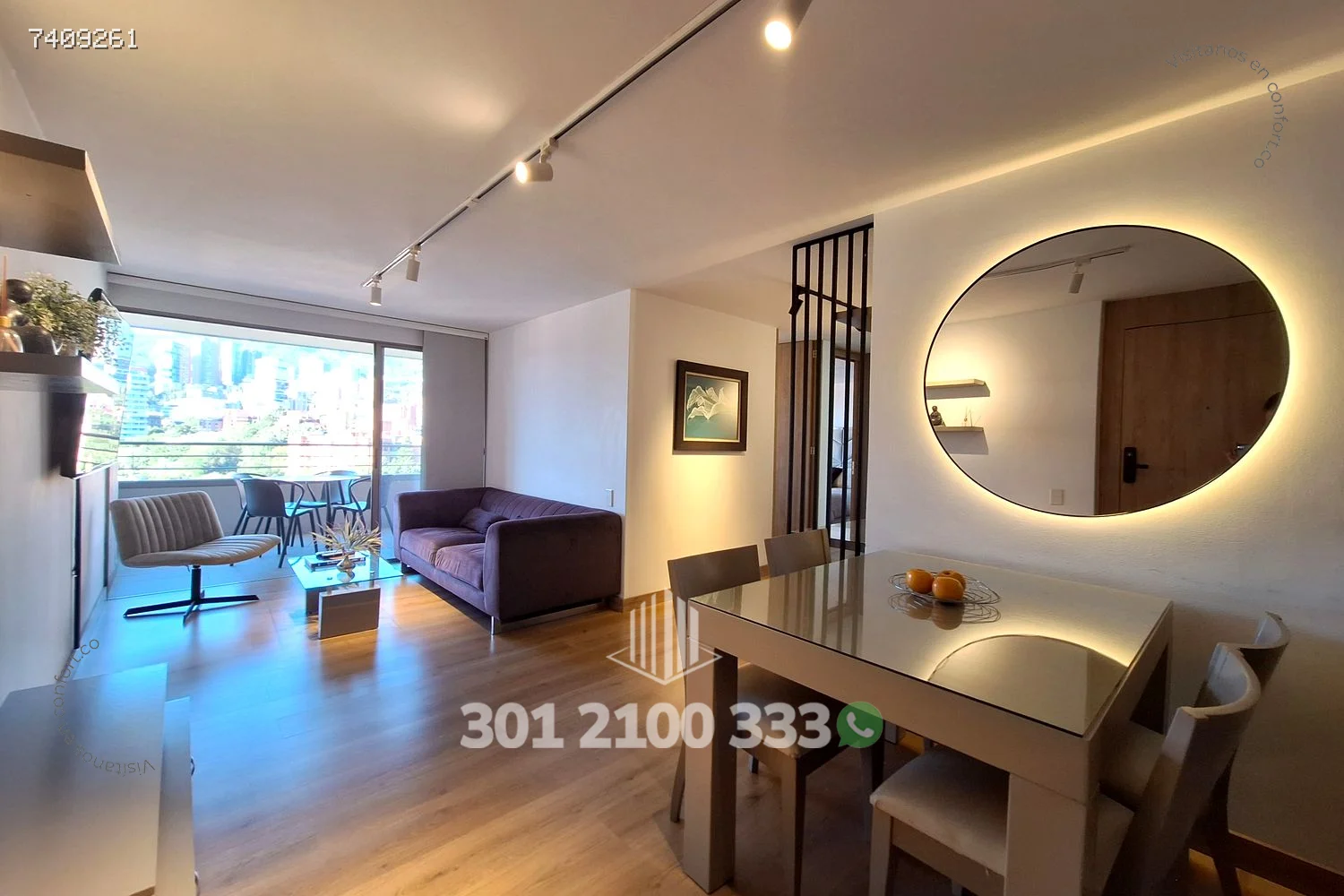 APTO AMOBLADO EN PROVENZA - MEDELLÍN 7409261 — foto 3