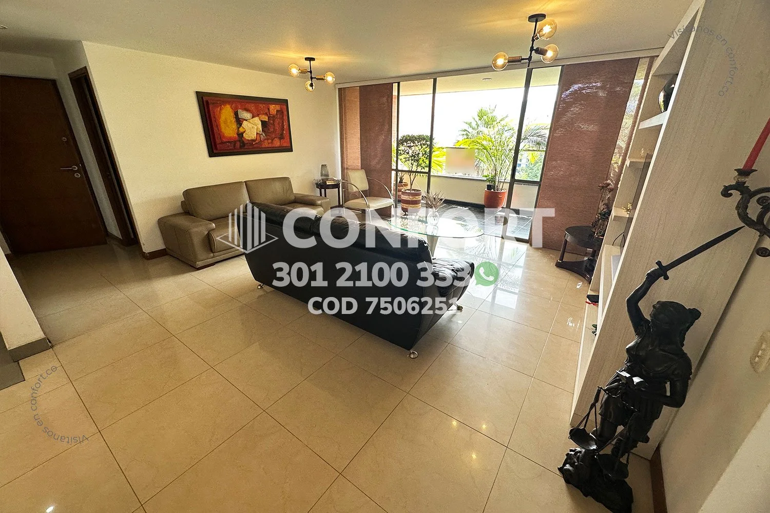APARTAMENTO EN LAS SANTAS - EL POBLADO 7506251 COP/USD — foto 2