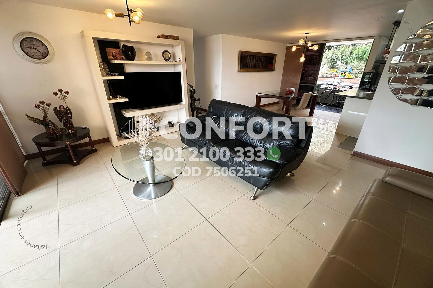 APARTAMENTO EN LAS SANTAS - EL POBLADO 7506251 COP/USD — foto 3