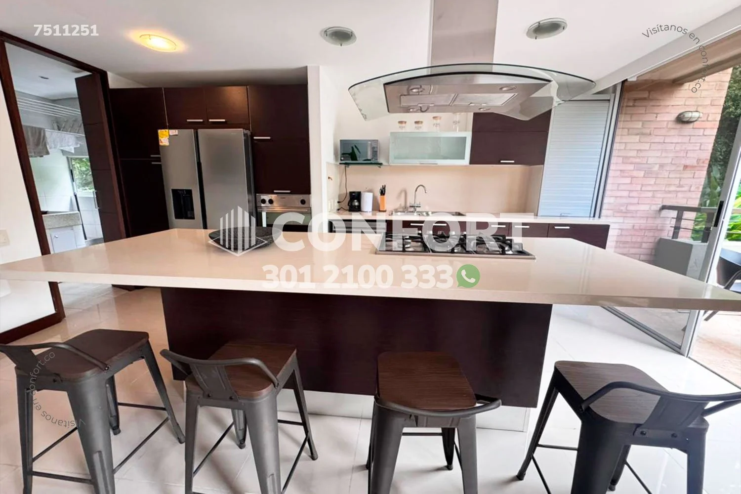 APARTAMENTO AMOBLADO EN PROVENZA - POBLADO 7511251 COP/USD — foto 3
