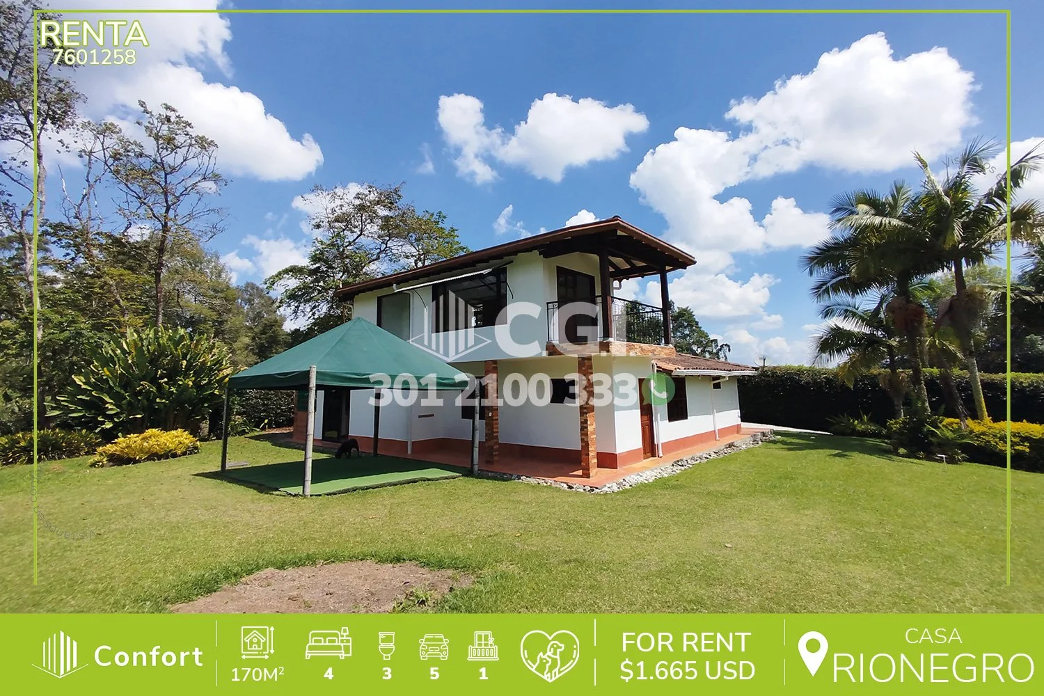 CASA EN RIONEGRO - ANTIOQUIA 7601258 COP/USD — foto 1