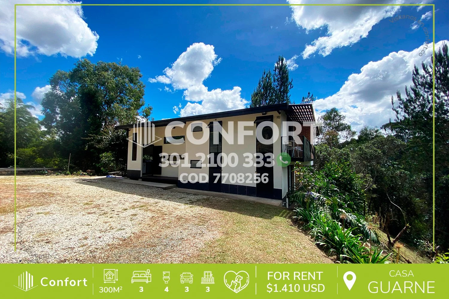 CASA EN GUARNE - ANTIOQUIA 7708256 COP/USD — foto 1