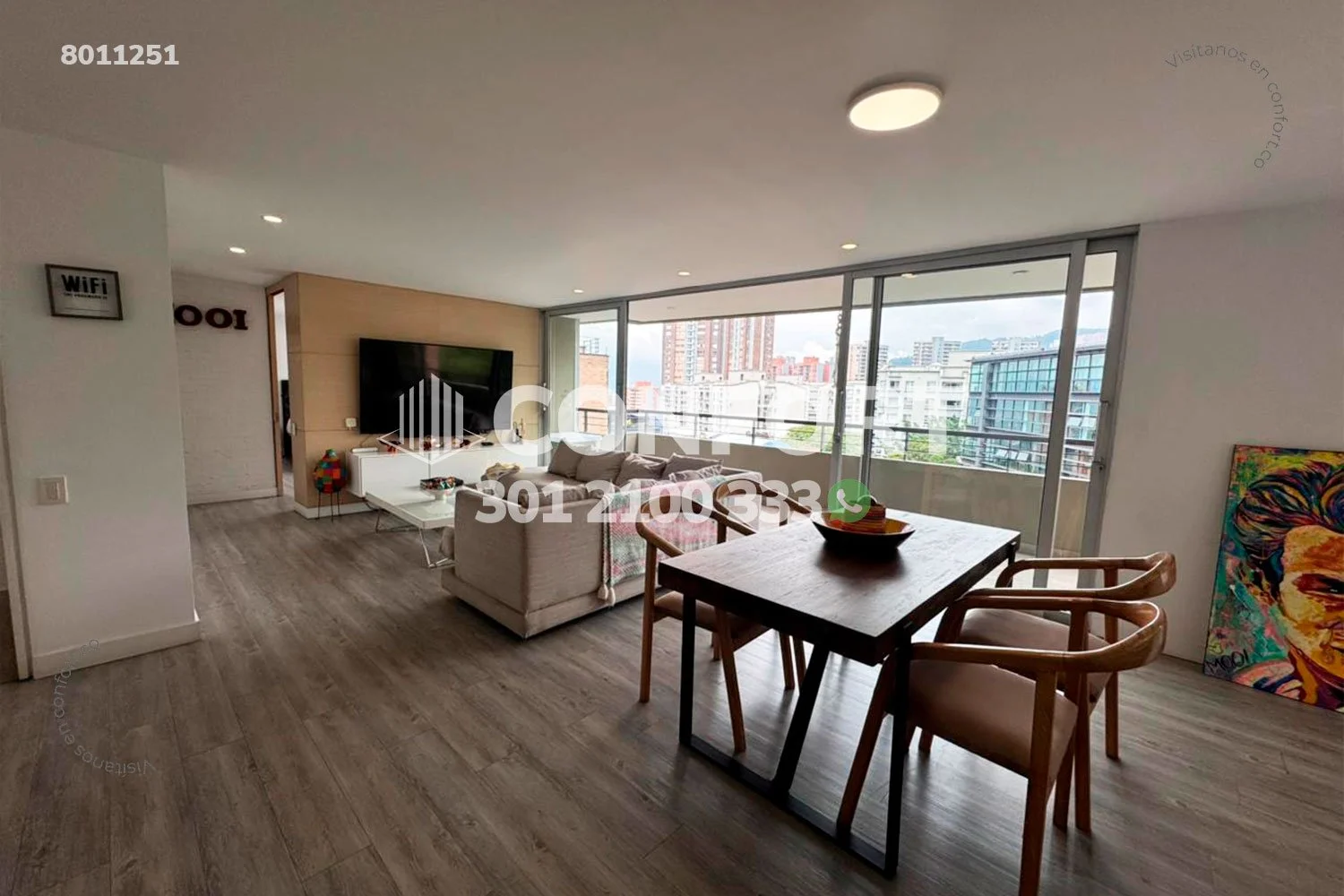 APARTAMENTO AMOBLADO EN PROVENZA - POBLADO 8011251 COP/USD — foto 3