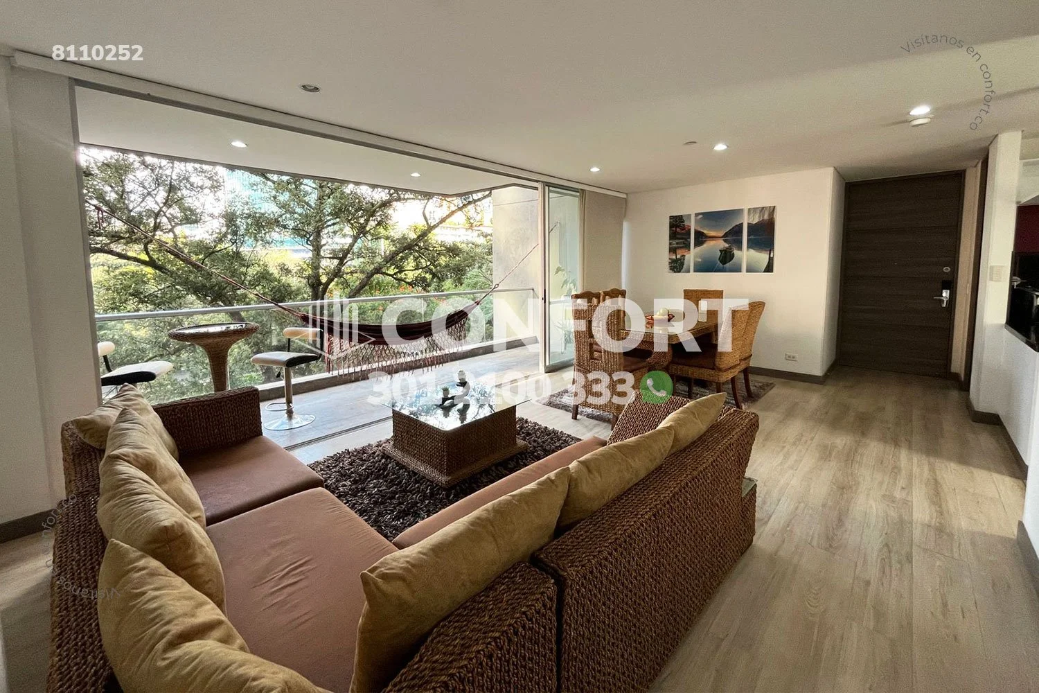 APARTAMENTO AMOBLADO EN EL POBLADO - 8110251 COP/USD — foto 3
