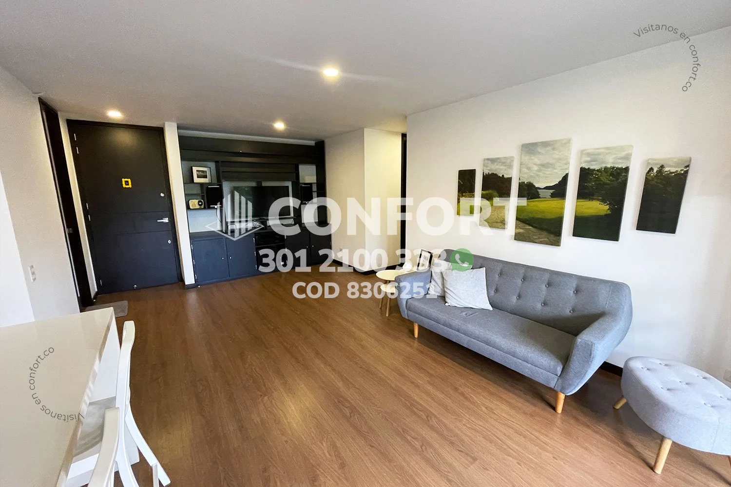 APARTAMENTO AMOBLADO EN LAS LOMAS - EL POBLADO 8306251 COP/USD — foto 4