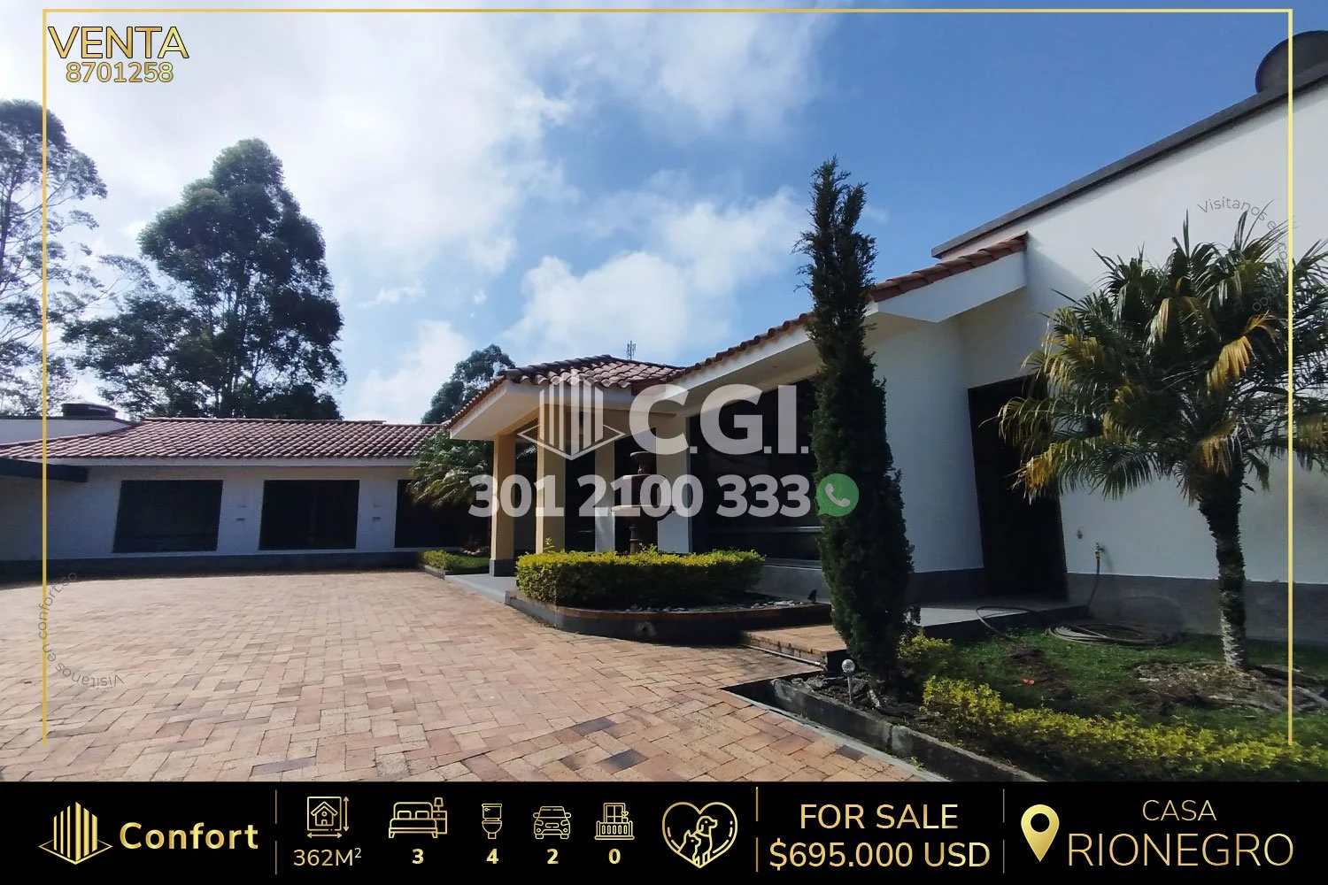 CASA EN RIONEGRO - ANTIOQUIA 8701258 COP/USD — foto 1