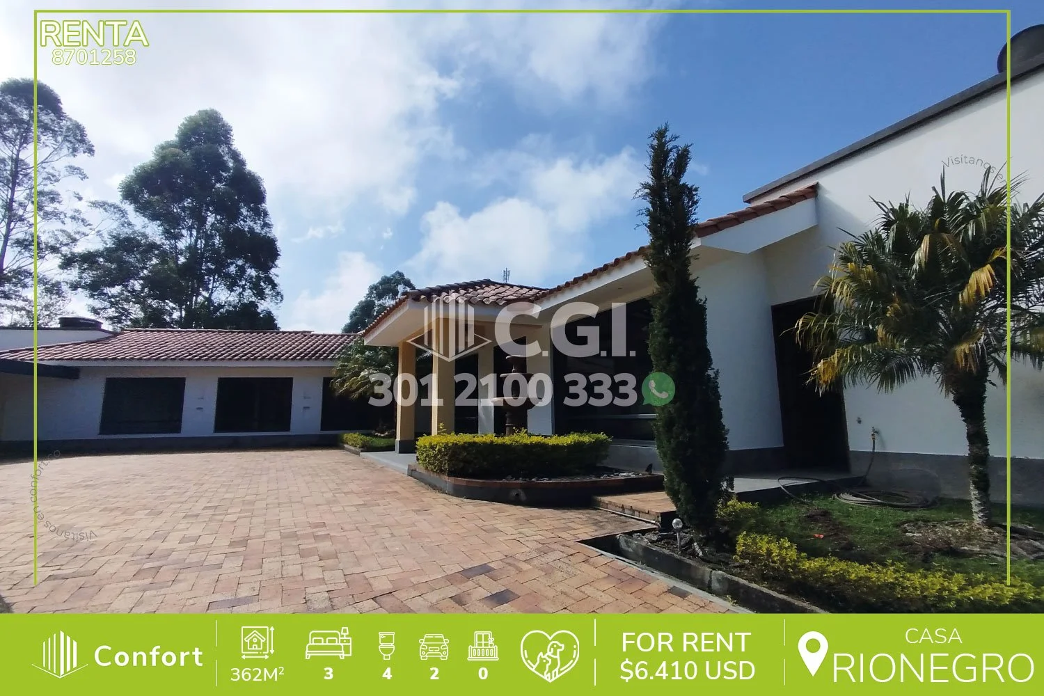 CASA EN RIONEGRO - ANTIOQUIA 8701258 COP/USD — foto 1