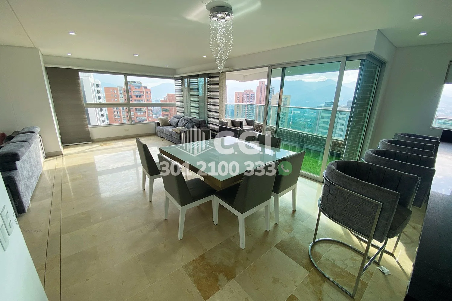 APARTAMENTO AMOBLADO EN CASTROPOL - EL POBLADO 8802251 COP/USD — foto 2
