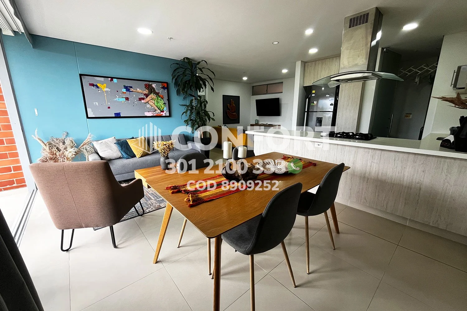 APARTAMENTO AMOBLADO EN EL ESCOBERO – ENVIGADO 8909252 — foto 3