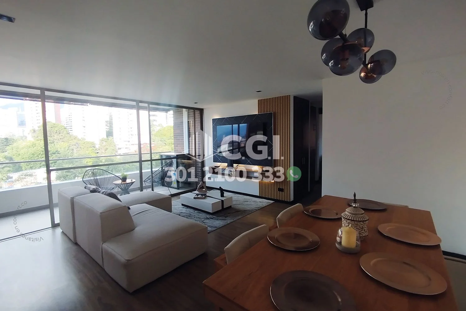APARTAMENTO AMOBLADO EN LOS BALSOS - EL POBLADO 9202251 COP/USD — foto 2