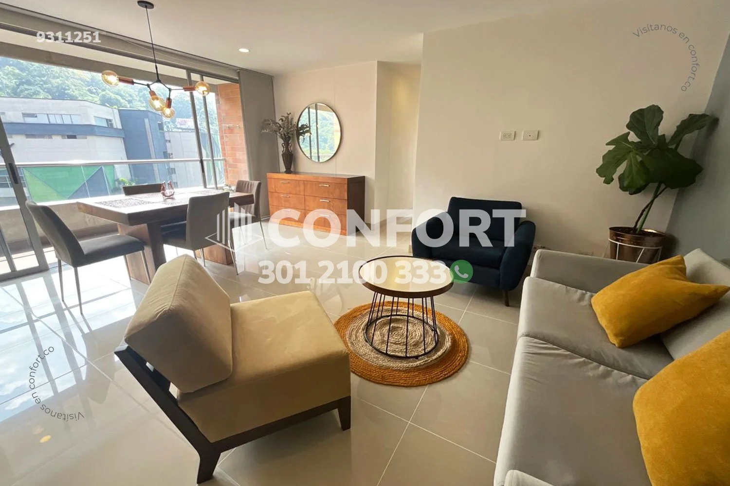 APARTAMENTO AMOBLADO EN CASTROPOL - POBLADO 9311251 COP/USD — foto 3