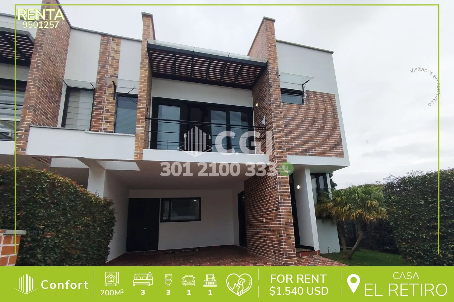 CASA EN EL RETIRO - ANTIOQUIA 9501257 COP/USD — foto 1