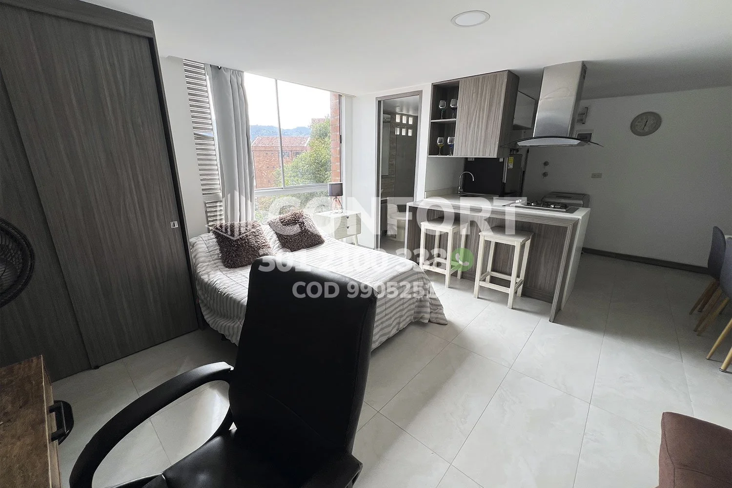 APARTAESTUDIO AMOBLADO EN CAMPESTRE - EL POBLADO 9905251 COP/USD — foto 4