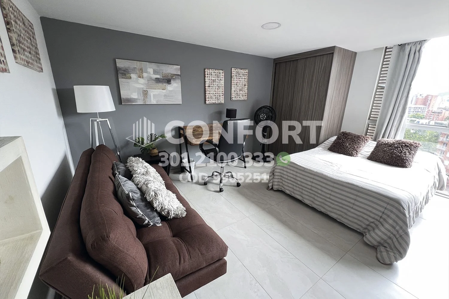 APARTAESTUDIO AMOBLADO EN CAMPESTRE - EL POBLADO 9905251 COP/USD — foto 3